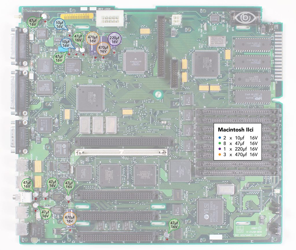 Macintosh IIci recapping guide